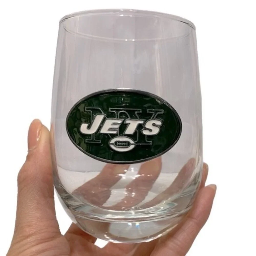 New York Jets 16oz. Gameday Curved Beverage Glass